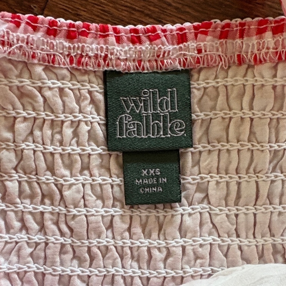 wild fable Pink Gingham Sundress - Picture 3 of 4